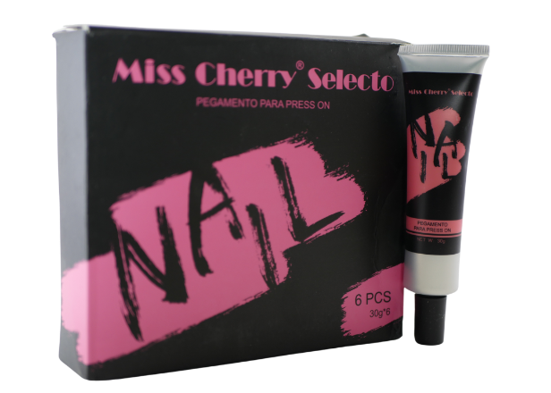 pegamento apra press on miss cherry selecto