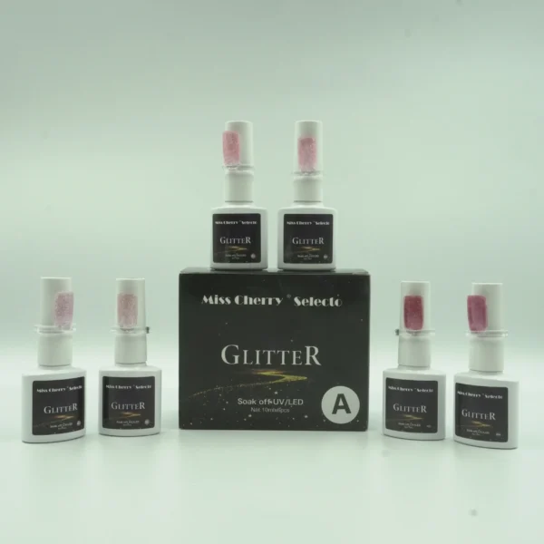 Gel Gama Glitter Miss Cherry 6 pzas - Imagen 2