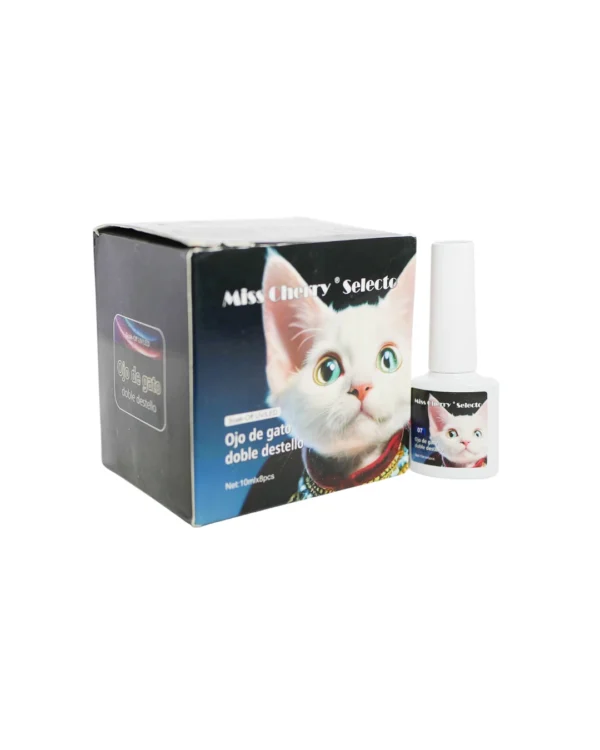 Gel Gama Ojo de Gato Doble Destello Miss Cherry 08 pzas