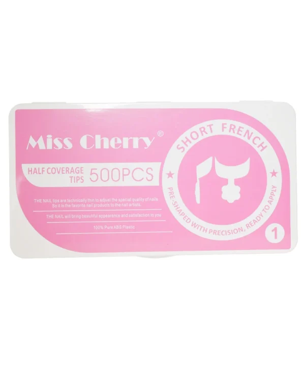 Tip Half Coverage Short French Miss Cherry 500 pzas