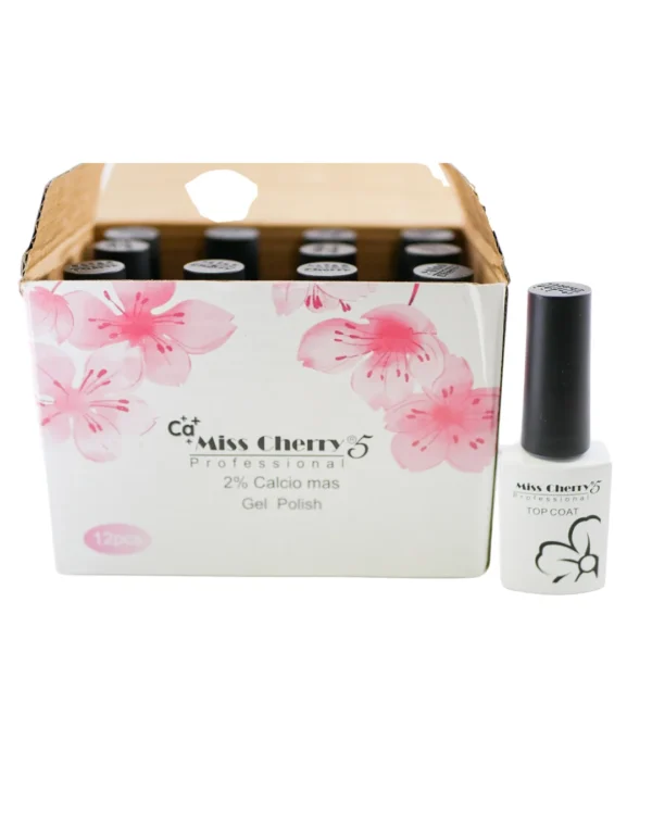 Top Coat 2_ calcio mas ca ++ Miss Cherry 12 pzas