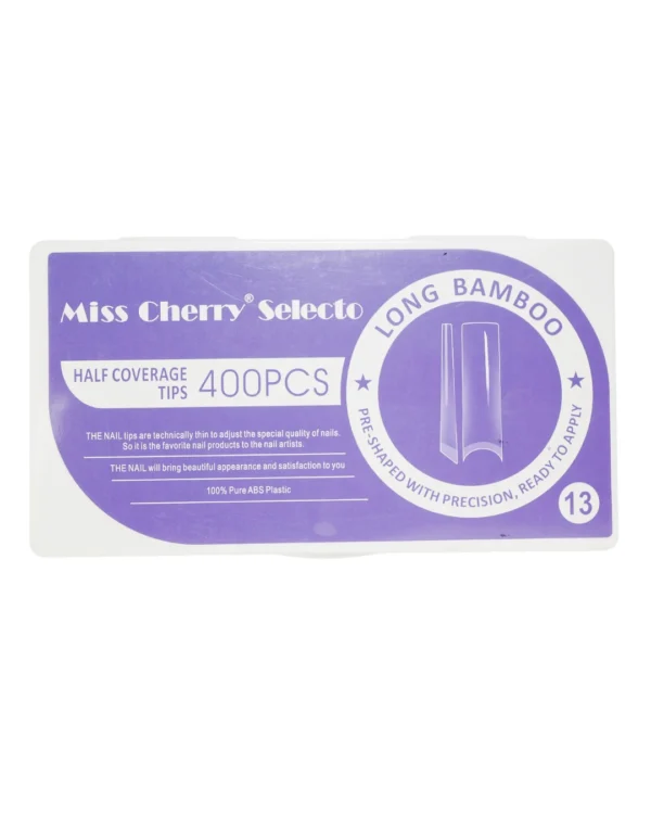 Tip Half Coverage Long Bamboo Miss Cherry Selecto 400 pzas