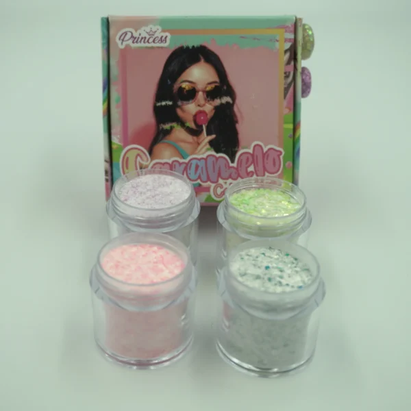 Colección de acrilicos Caramelo Wapizima 04 pzas