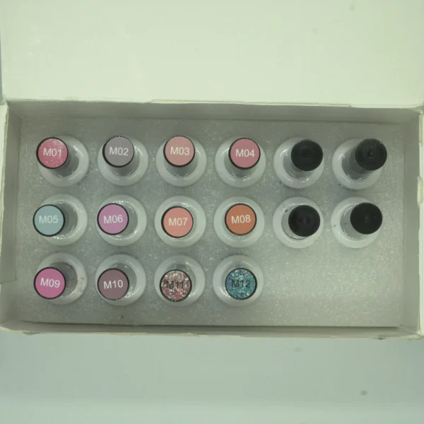 Set 16 pzas Color Gel Airbrit 08ml - Imagen 4