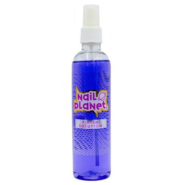 Finish Solution 80z Con Atomizador Morado Nail Planet 01 pza