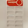 Tip Plastic Form Dual System  Long Coffin C/120  Miss Cherry 01 pza