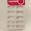 Tip Plastic Form Dual System  Medium Stiletto C/120  Miss Cherry 01 pza