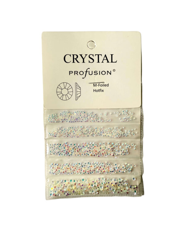 Cristales Tipo Swarovsk Cartera Con 5 Medidas  Profusion 01 pieza