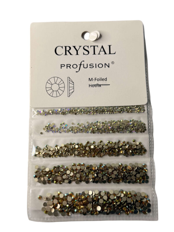 Cristales Tipo Swarovsk Cartera Con 5 Medidas  Profusion 01 pieza