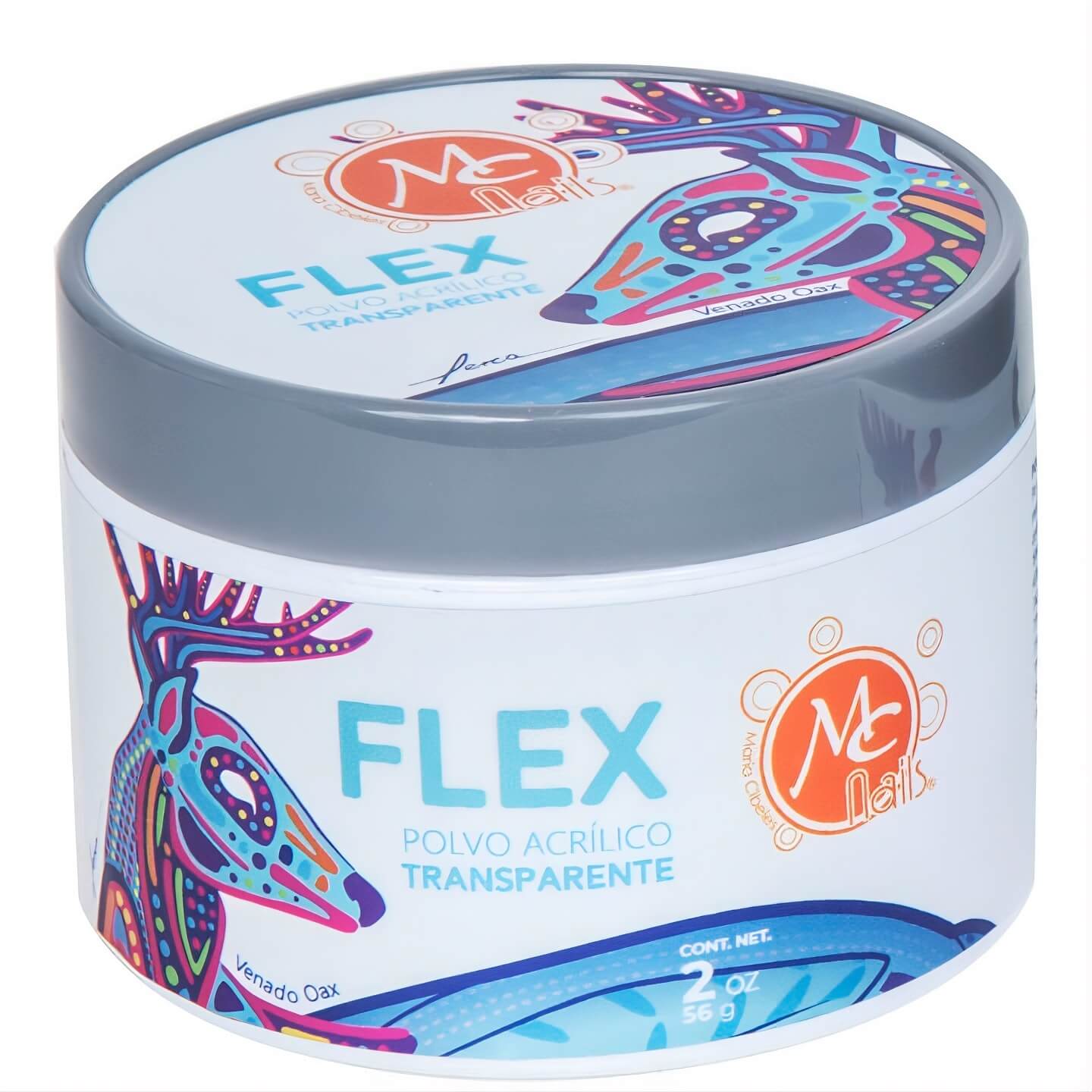 Polvo Acrílico Flex Transparente MC Nails
