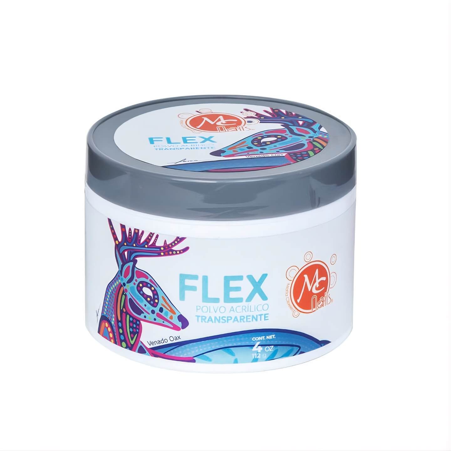 Polvo Acrílico Flex Transparente MC Nails - Imagen 2