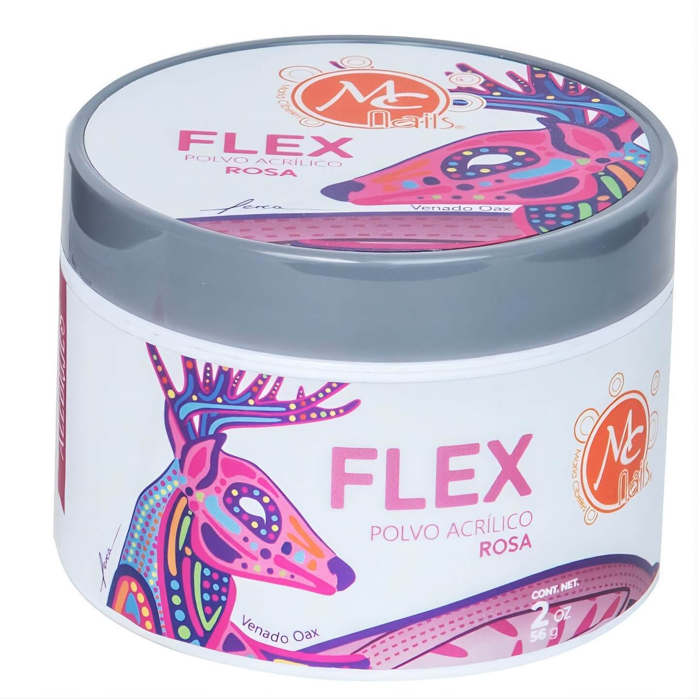 Polvo Acrílico Flex Rosa MC Nails