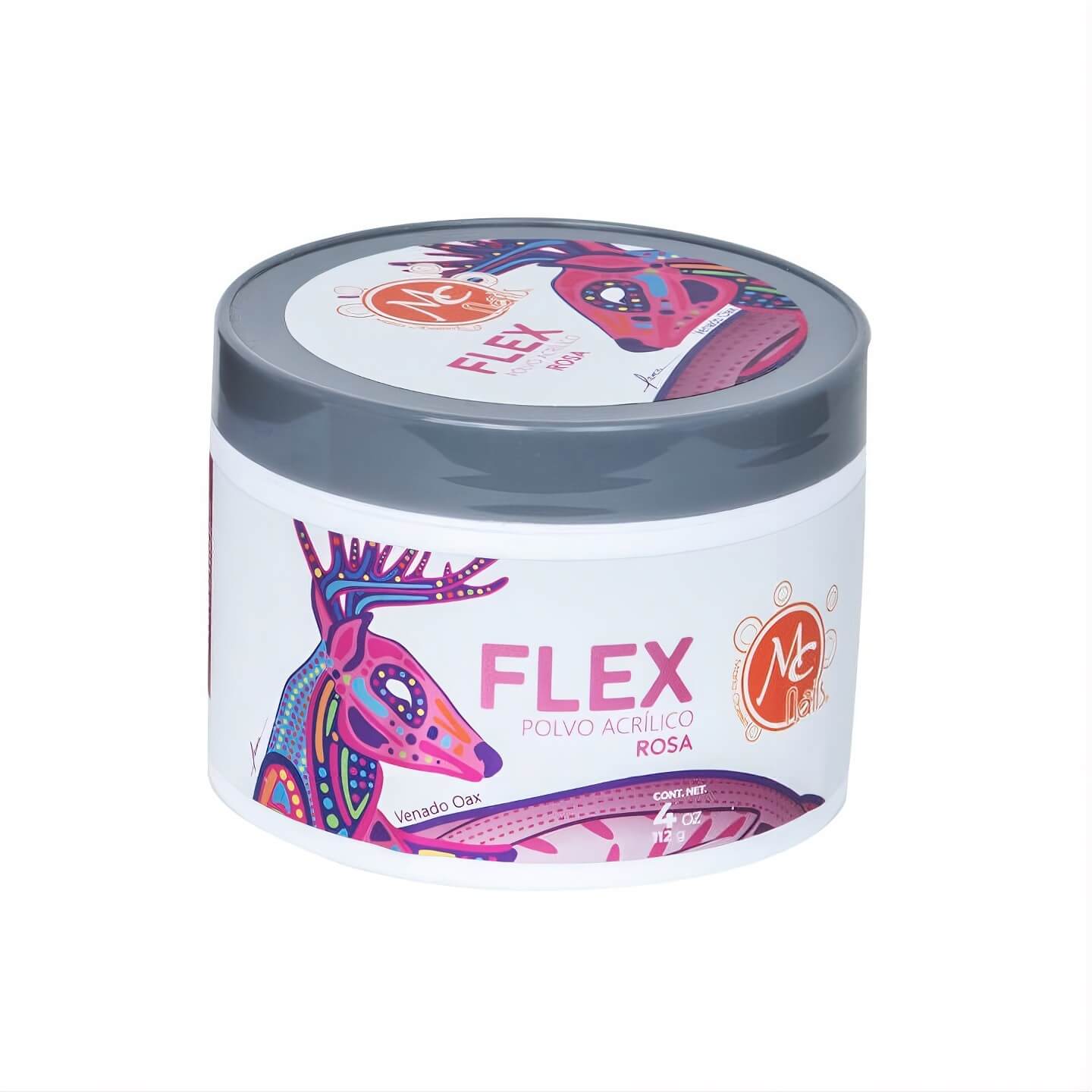 Polvo Acrílico Flex Rosa MC Nails - Imagen 2